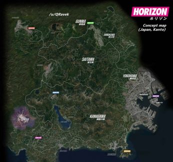 Mapa Forza Horizon 5