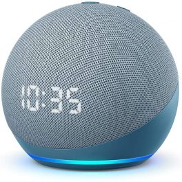 Nuevo Echo Dot (4.ª generación) con Reloj inteligente y Alexa