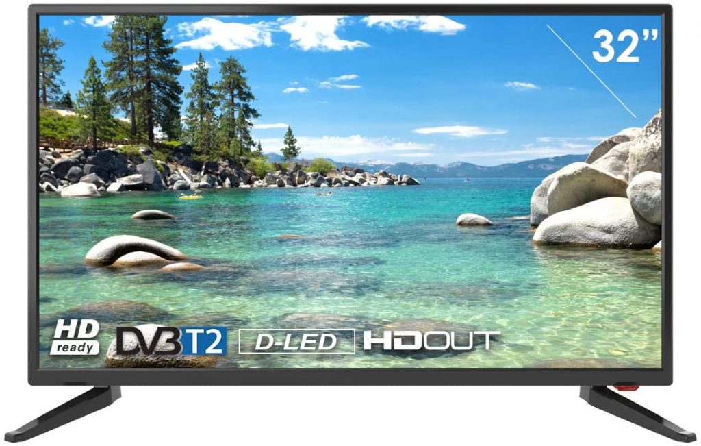 VGA Full HD LED de 1920X1080pp Mando a Distancia. HDMIx2 Ypbr| Puerto USB y Auriculares AV IN Televisor Smart Tech by BSL de 40 Pulgadas DBVT2 COAXIAL ARC 