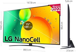 LG 75NANO766QA análisis televisor