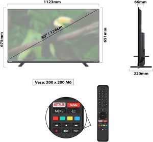Toshiba Televisor 50UA4C63DG opiniones análisis
