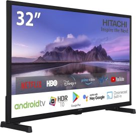 Hitachi 32HAE2351, andorid Smart TV 32 pulgadas, alta definición, HDR10 comprar barato amazon