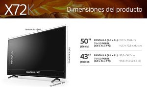 Sony TV LED 50 - X72K, 4K HDR, Smart TV comprar barato amazon
