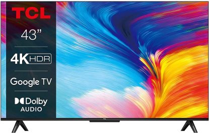 TCL 43P639 - Smart TV 43 con 4K HDR, Ultra HD, Google TV, Game Master, Dolby Audio opiniones