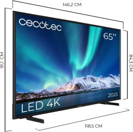 Televisor Smart TV Cecotec TV LED A3 Series ALU30075 75'' 4K UHD LED  Android 11 F negro