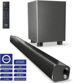 Opiniones TD Systems - Barra de Sonido con subwoofer, Potencia 120W