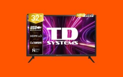 TD Systems - Televisores 32 Pulgadas Led HD, USB Grabador Reproductor, Sintonizador Digital DVB-T2CS2 - PRIME32X14H opiniones